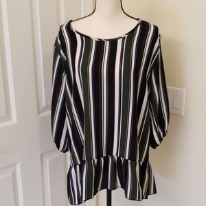 striped blouse